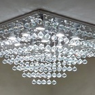 Lustre De Cristal Para Sala De Estar/ Jantar/ Hall Com 70cm D