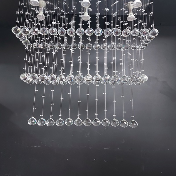 Lustre De Cristal Para Sala De Jantar/estar Com 70 Cm De Altu