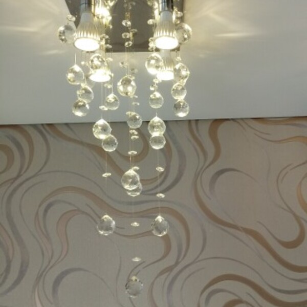 Lustre De Cristal Para Sala De Jantar/estar Com 70cm De Altur