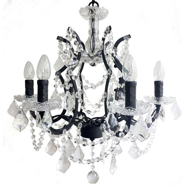 Lustre De Cristal Para Sala Tipo Industrial Metal E Cristal