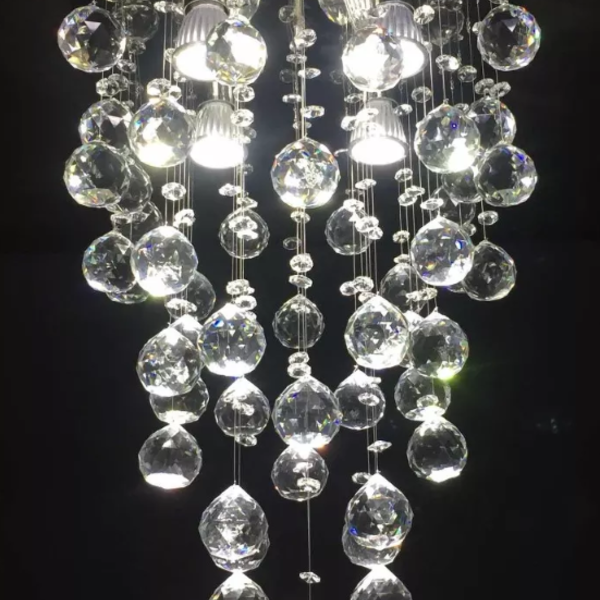 Lustre De Cristal Para, Salas De Estar E Jantar Com 50cm De A