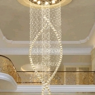 Lustre De Cristal Para Vão De Escada E Pé Direito Duplo 4m Bi