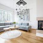 Lustre De Cristal Quadrado Para Sala De Estar, Quarto