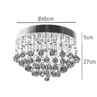 Lustre De Cristal Redondo 45x45x27cm - Eu/Madri/45