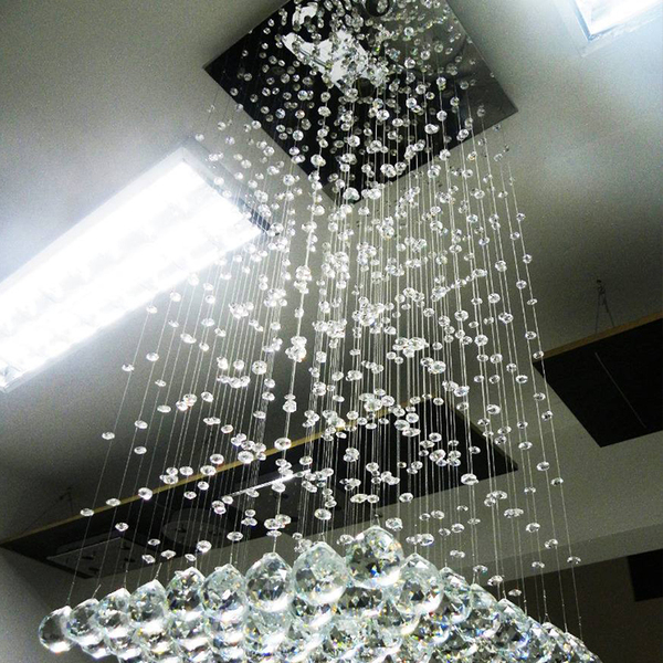 Lustre De Cristal Verdadeiro 1,50 Metros Quadrado