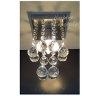 Lustre De Cristal Verdadeiro K9 14x14 Cm Altura 20 Cm