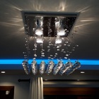 Lustre De Cristal Verdadeiro K9 30x30 30 Cm De Altura Ilustre
