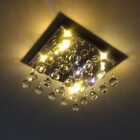 Lustre De Cristal Verdadeiro Quadrado Para Sala, Quarto 25x25