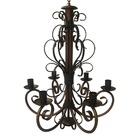 Lustre De Ferro Para Decoração Sala De Jantar Iluminação Inte