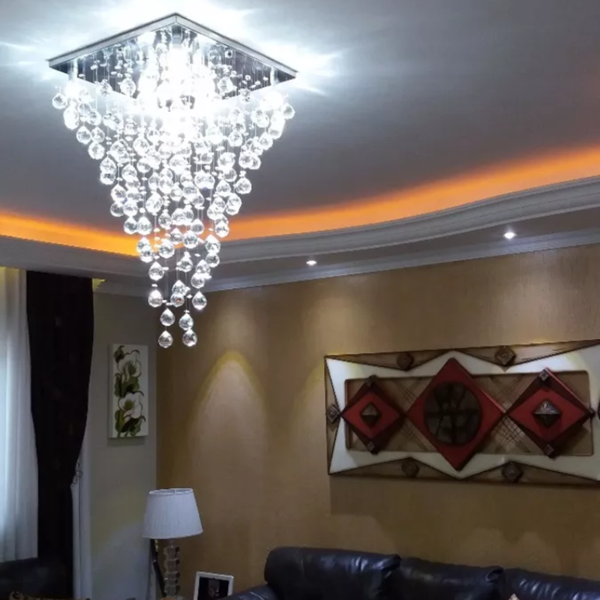 Lustre De Teto,luxo,iluminação,elegancia,desing,base 40x40cm