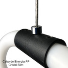 Lustre Design Moderno Knot 38w - Silicon Led 6000k - Preto