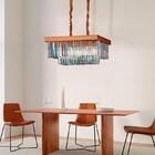 Lustre Dourado Com Cristais 60cm 8e14 12354-pl