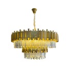 Lustre Dourado D950mm Redondo E14