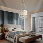 Lustre Duquesa Cúpula Branca Com Cristais Legítimos K9 Alto B