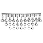 Lustre Egípcio Cleópatra Cristal Legítimo 60x25cm + Lampadas