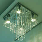 Lustre Em Acrílico P/ Sala, Quarto Ou Recepção Com 30cm De Al