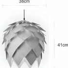 Lustre Em Madeira Cerejeira Luxo Lúpulo  - Casa Jd Móveis