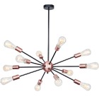 Lustre Em Metal 8214 - Mart - Cobre