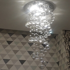 Lustre Espiral,com 1,30 M De Altura,base Inox De 30cm De Diâm