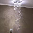 Lustre Espiral Grande Para Vão De Escadas 110v/220v Espelhado