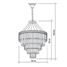 Lustre Florença 520w - Startec - Cromado