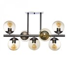 Lustre Grafite Vidro Âmbar Infinitylux Grafite