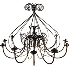 Lustre Grande De Ferro Para Sala De Jantar Iluminação Residen