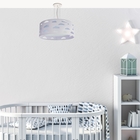 Lustre Infantil Pendente Nuvens Recortes Branco 50x16