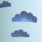 Lustre Infantil Pendente Nuvens Recortes Crú 25x25