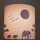 Lustre Infantil Pendente Safári 25x25 Crú