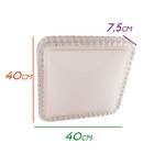 Lustre LED Em Acrílico 40x40 24W 6500k Branco Frio Orion ST13