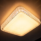 Lustre Led Em Acrilico Céu Estrelado 28x28 Branco Quente Orio
