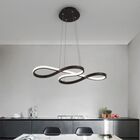 Lustre Led Luminária Pendente Infinito Luxo Design Moderno Bi