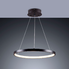 Lustre Led Moderno 3 Em 1 18w 40cm Luxuoso Com Controle Bivol