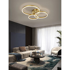 Lustre Luminaria Aneis Infinito 3 Em 1 Perfil Led Arco Orbita