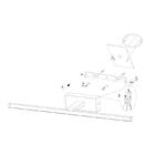 Lustre Luminária De Parede Arandela Linea Preto Led Para Quad