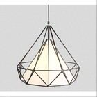 Lustre Luminaria Diamante Pendente Iluminação Luz Decoração V