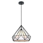 Lustre Luminaria Diamante Pendente Iluminação Luz Decoração V