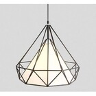 Lustre Luminaria Diamante Pendente Iluminação Luz Decoração V