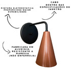 Lustre Luminária Para Parede Arandela Industrial Retrô