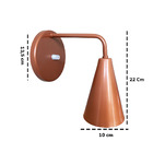 Lustre Luminária Para Parede Arandela Industrial Retrô