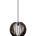 Lustre Luminária Pendente Bola 30 Mdf Decorá