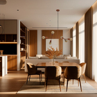 Lustre Luminária Pendente Com 6 Braços (hastes) - Ideal Mesa