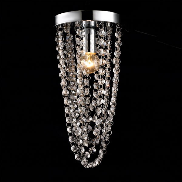 Lustre Luminária Pendente Cristal K9 Legítimo Cascata Lm1876