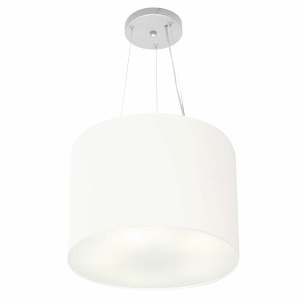 Lustre Luminária Pendente Cupula Em Tecido Md-39801 - Bivolt