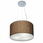 Lustre Luminária Pendente Cupula Em Tecido Md-39801 - Bivolt