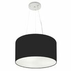 Lustre Luminária Pendente Cupula Em Tecido Md-39801 - Bivolt
