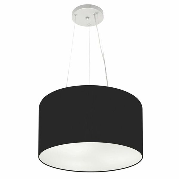 Lustre Luminária Pendente Cupula Em Tecido Md-39801 - Bivolt