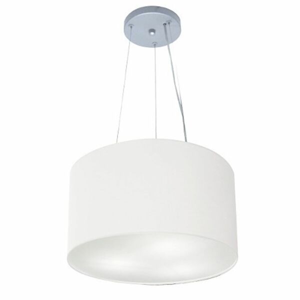 Lustre Luminária Pendente Cupula Em Tecido Md-39801 - Bivolt