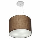 Lustre Luminária Pendente Cupula Em Tecido Md-39801 - Bivolt